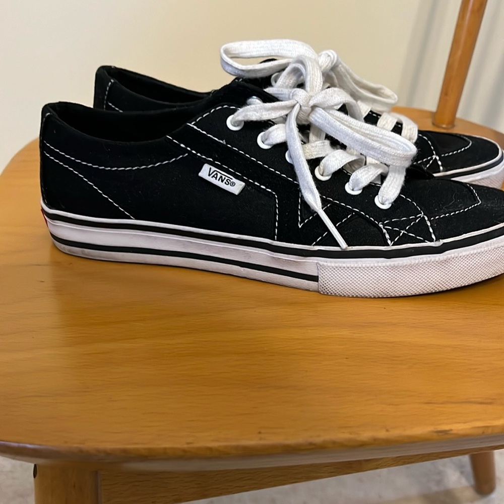 Gently worn Vans sneakers.